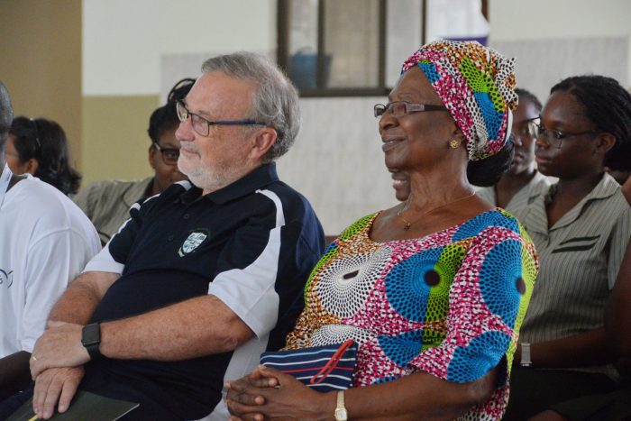 Two people in Ghana